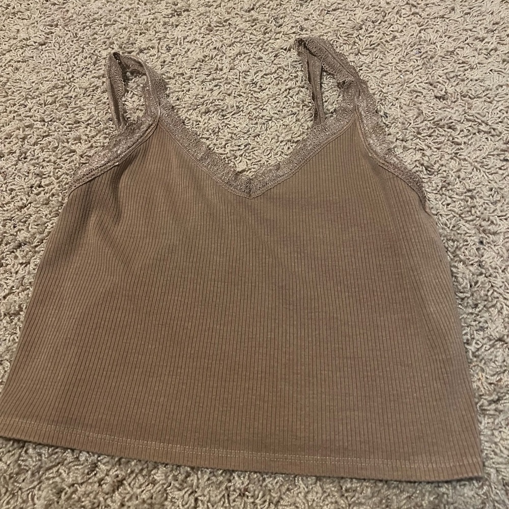 American Eagle brown/tan sleeveless top